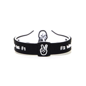 Deuce 2.0 White Wristband