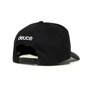 Deuce Peace Black Snapback Hat