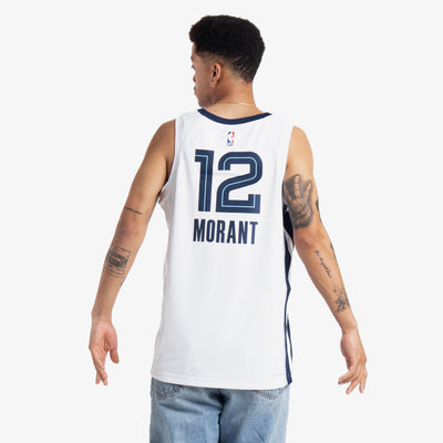 Nike Performance MEMPHIS GRIZZLIES JA MORANT ASSOCIATION SWINGMAN - NBA  jersey - white 