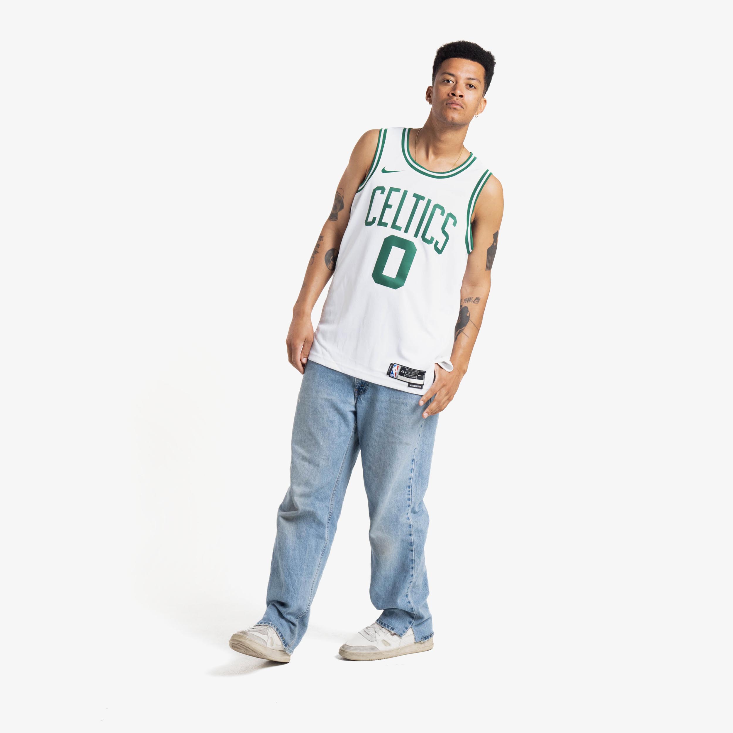 Unisex Nike Jayson Tatum White Boston Celtics Swingman Jersey - Association  Edition