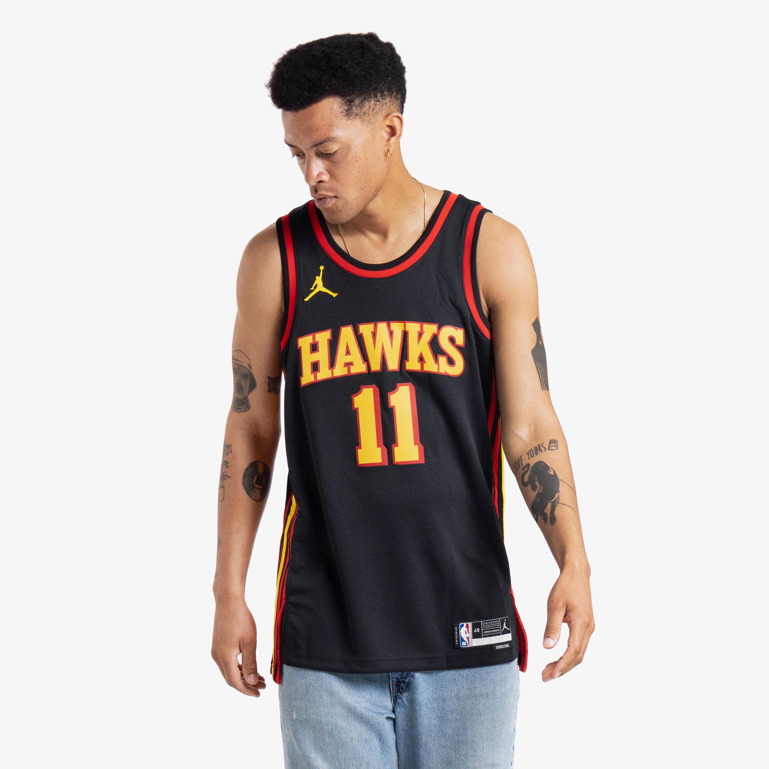 Trae Young Atlanta Hawks City Edition Size 48 *Brand New*