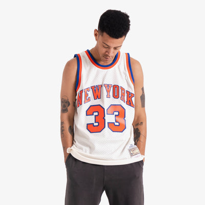 Bape x Mitchell & Ness New York Knicks Ewing Jersey White