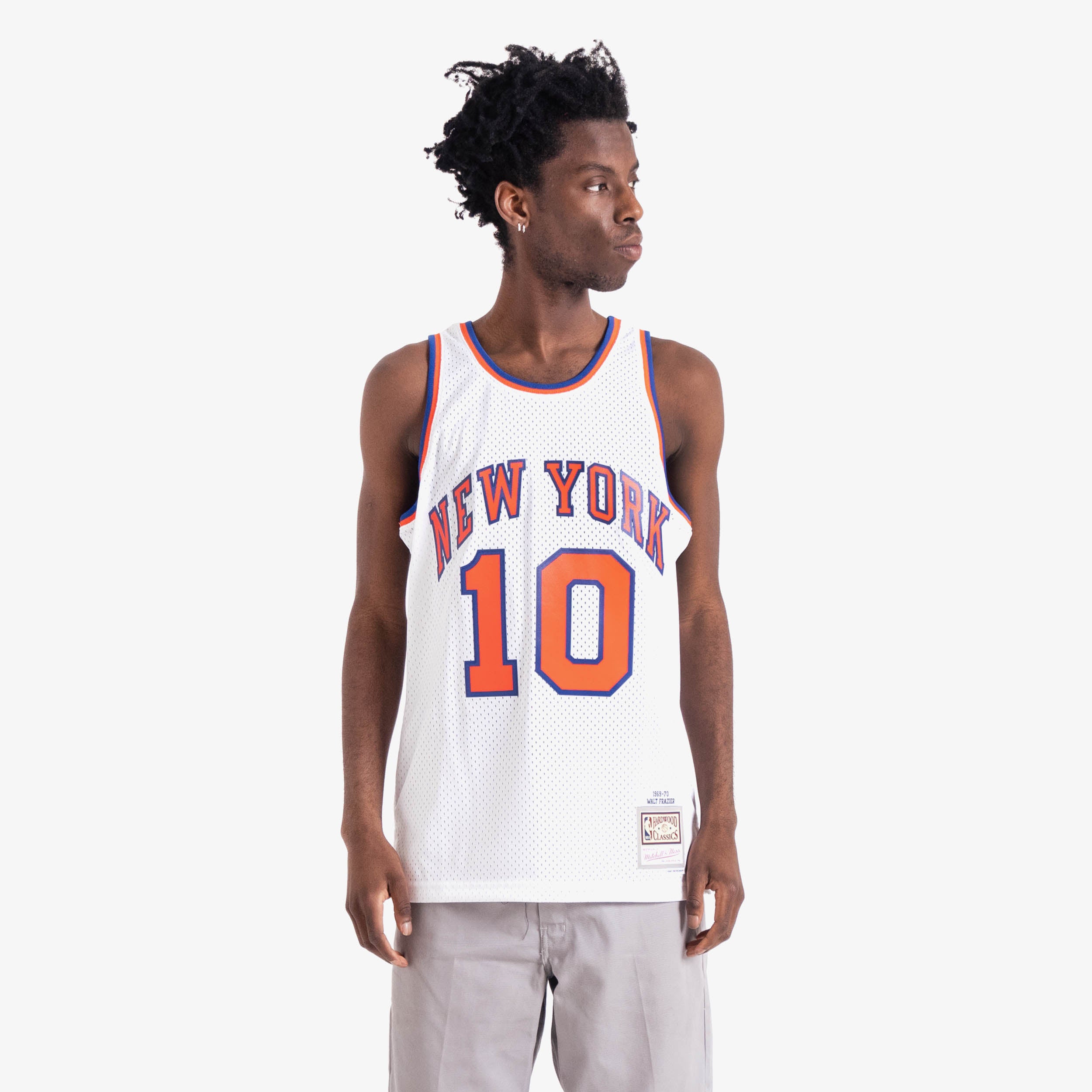 Walt Frazier New York Knicks HWC Throwback NBA Swingman Jersey