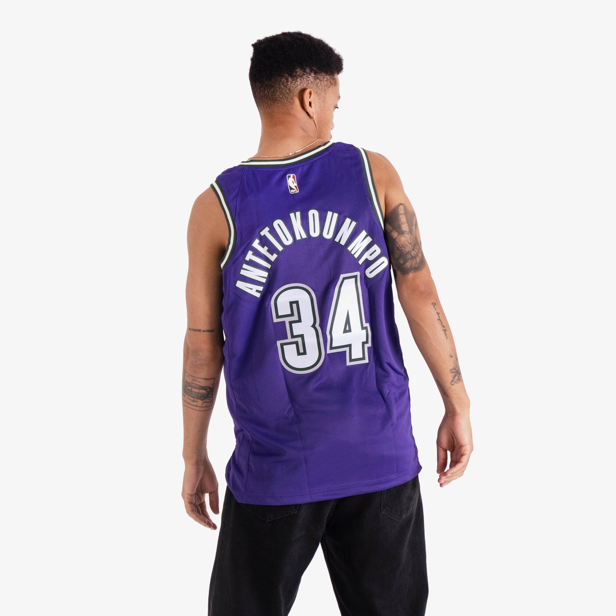 Giannis Antetokounmpo Milwaukee Bucks 2023 City Edition Swingman Jerse -  Throwback