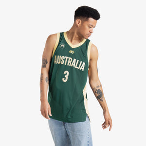 Josh Giddey Australian Boomers National Home Green Jersey