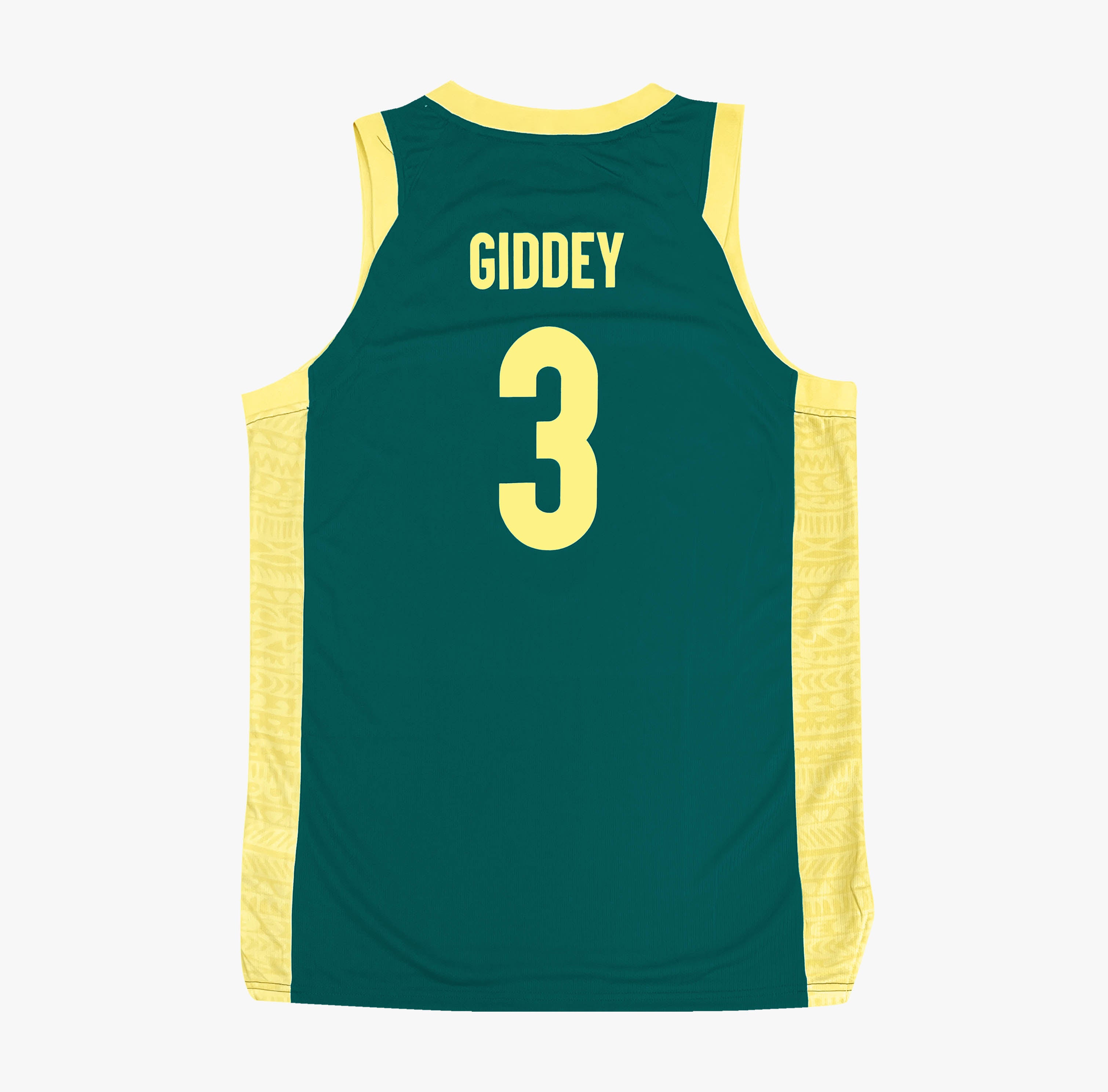 Josh Giddey Australian Boomers National Home Green Jersey – Basketball ...