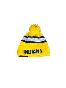 Indiana Pacers 2025 Statement Edition Pom Knit NBA Beanie