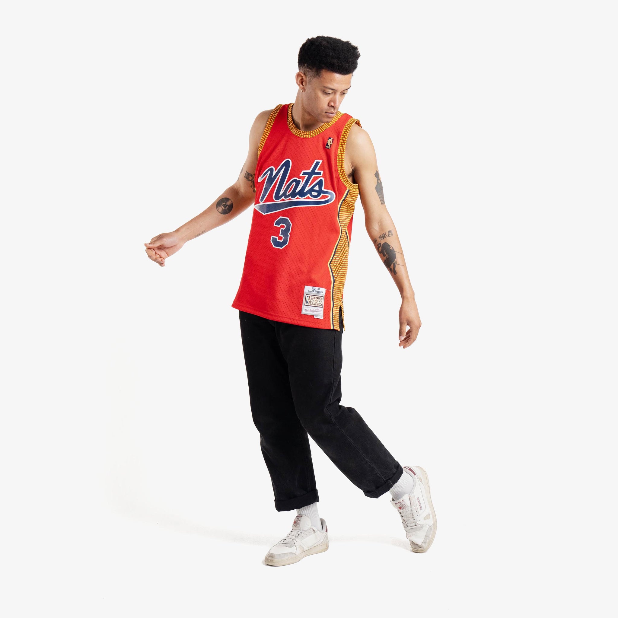 Reebok Retro Sixers Syracuse Nationals Allen Iverson Jersey – Santiagosports