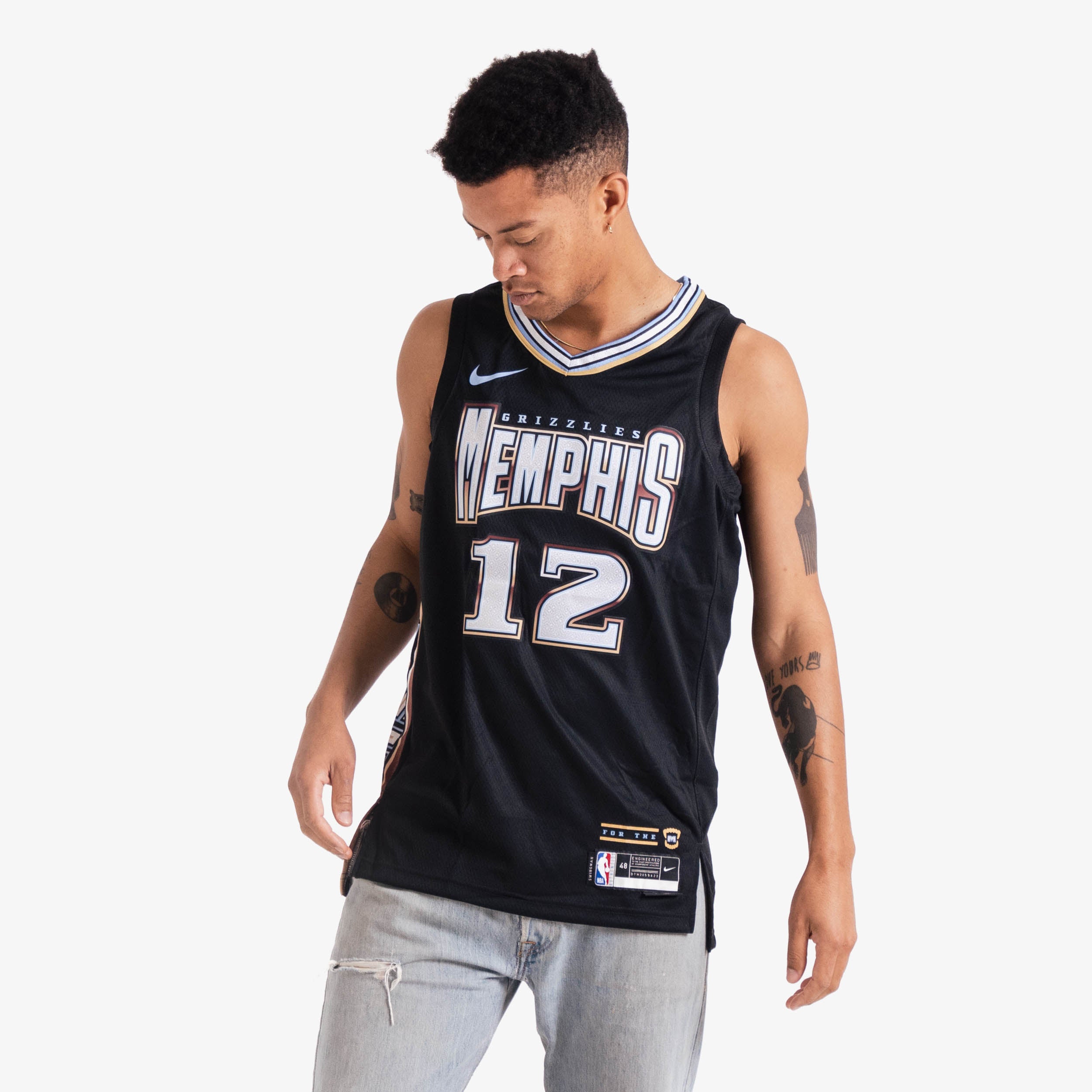 Memphis Grizzlies Nike City Edition Swingman Jersey 22 - Black