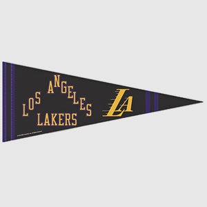 Los Angeles Lakers City Edition NBA Premium Pennant