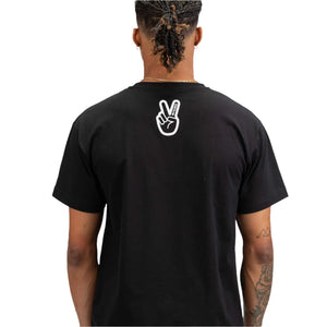 Deuce 50/50 Logo Black Mens T-Shirt