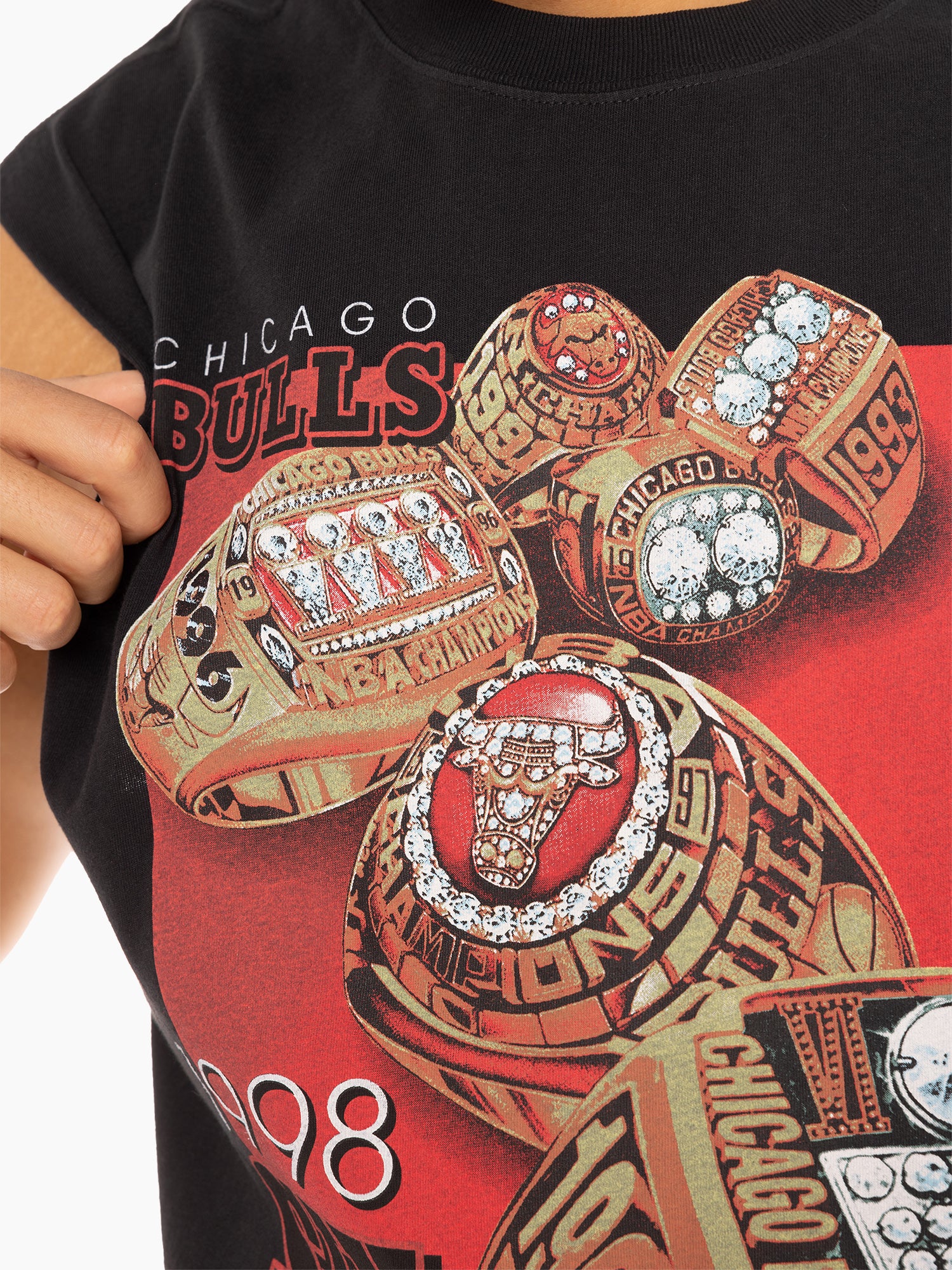 Chicago bulls 6 rings hot sale shirt