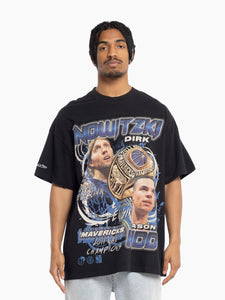 Kidd & Nowitzki Dallas Mavericks 2011 Champs Vintage T-Shirt