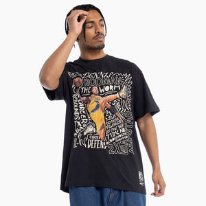 Dennis Rodman Los Angeles Lakers Abstract Vintage T-Shirt