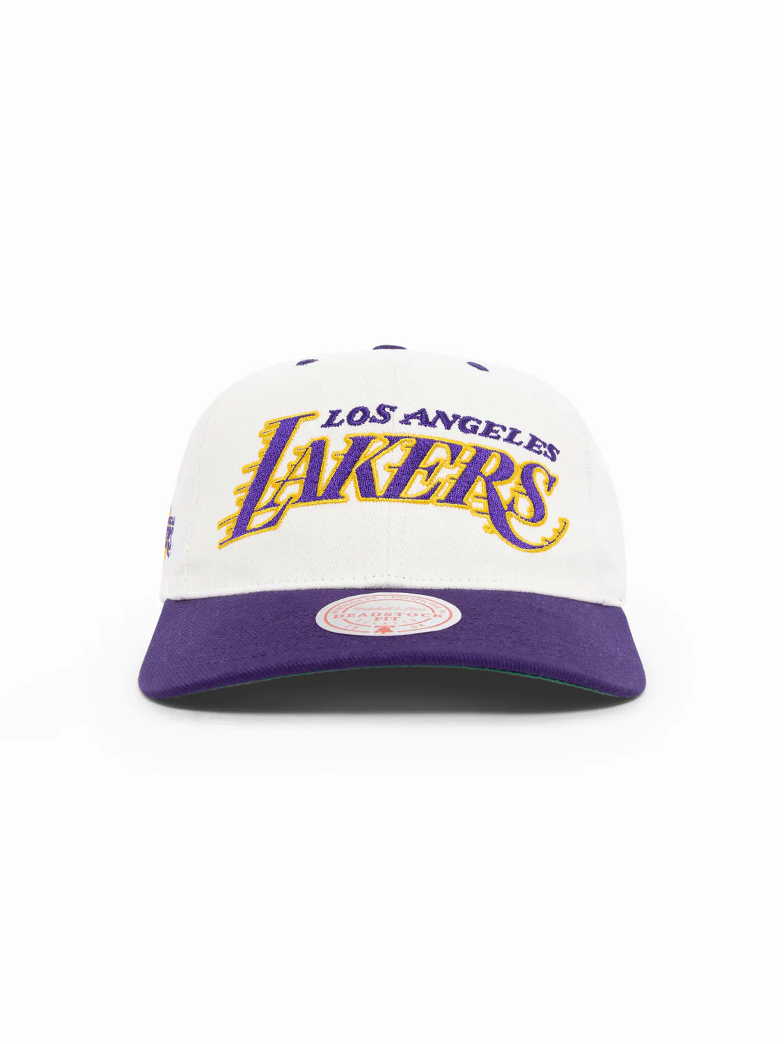Los Angeles Lakers Mitchell & Ness Youth Team Script Snapback Hat - Black