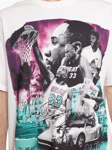 Alonzo Mourning Miami Heat Vintage Sunset NBA T-Shirt