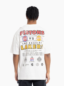 NBA FINALS Detroit Pistons v Los Angeles Lakers Vintage NBA T-Shirt