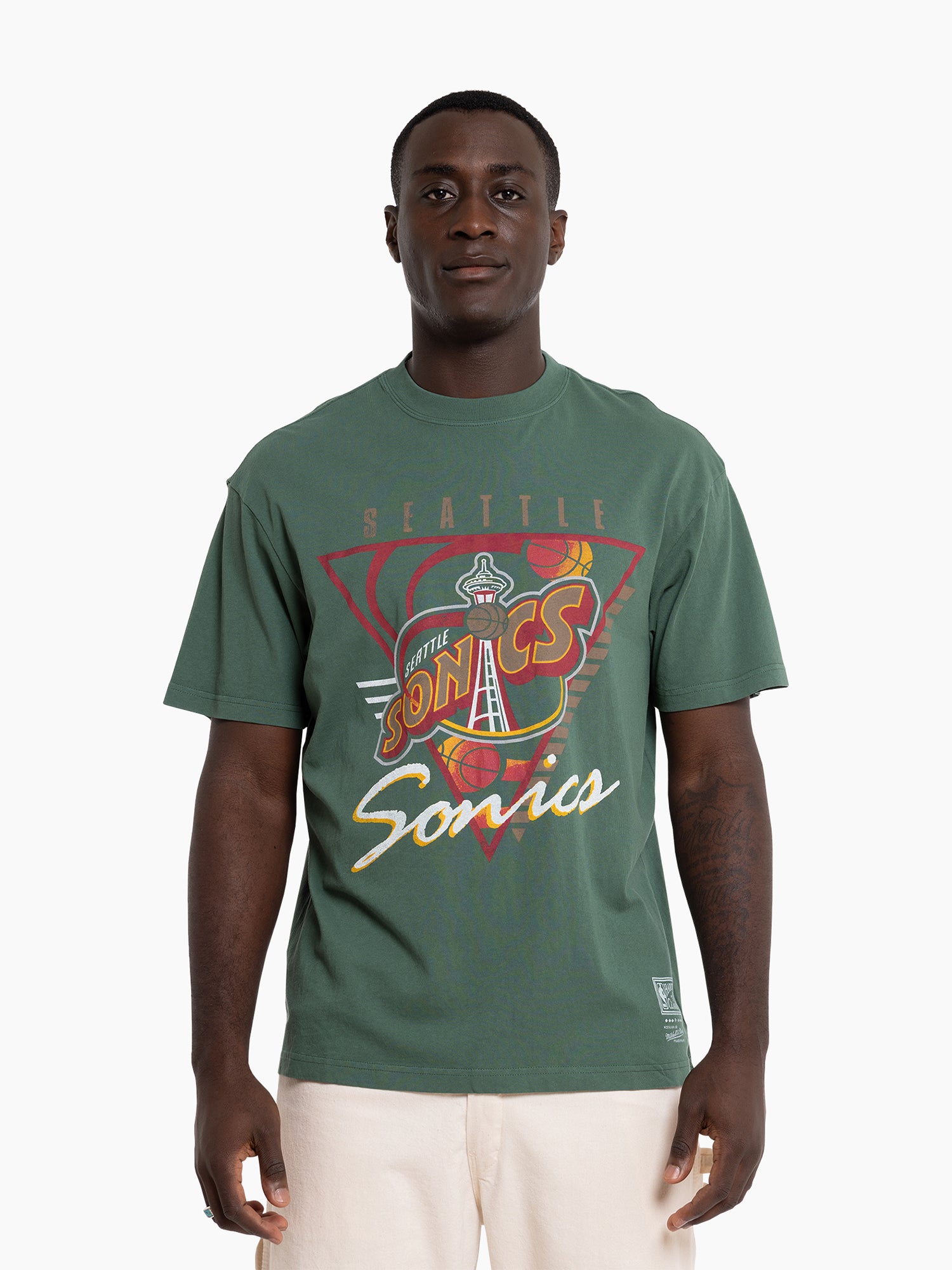 Seattle Sonics Tri Logo Vintage T-Shirt – Basketball Jersey World