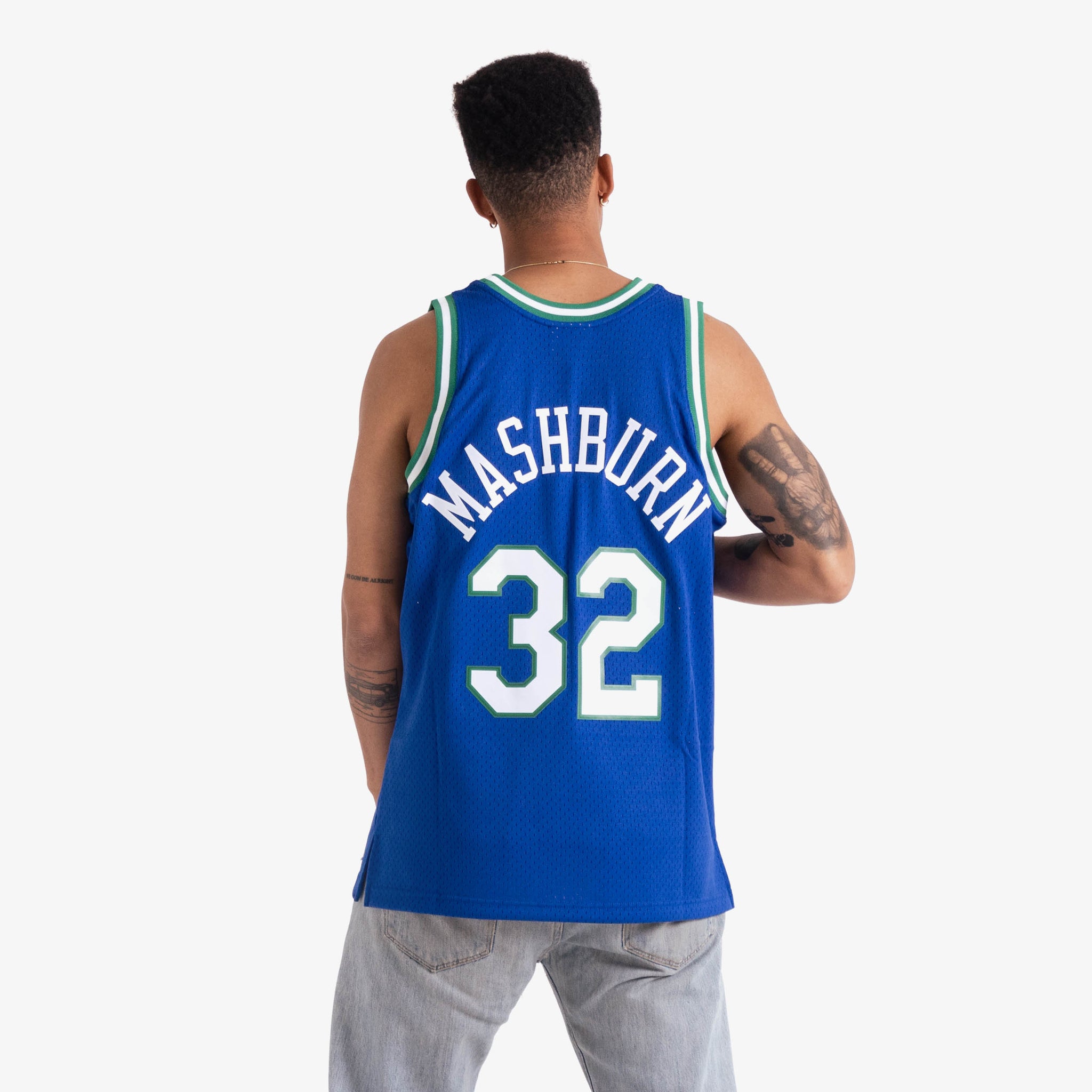 Vintage Champion Dallas Mavericks Jamal Mashburn Jersey – Santiagosports