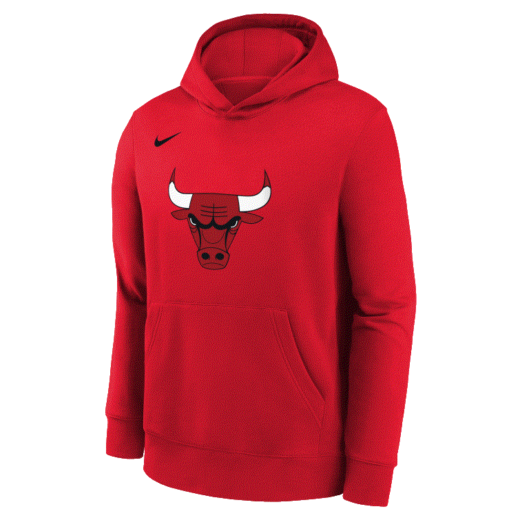 Chicago Bulls Club Logo Youth NBA Hoodie Basketball Jersey World