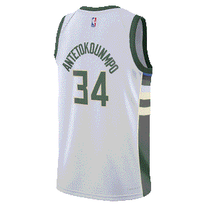 Giannis Antetokounmpo Milwaukee Bucks 2025 Association Edition Youth NBA Swingman Jersey