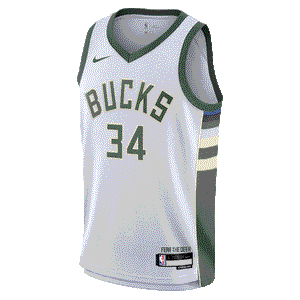 Giannis Antetokounmpo Milwaukee Bucks 2025 Association Edition Youth NBA Swingman Jersey