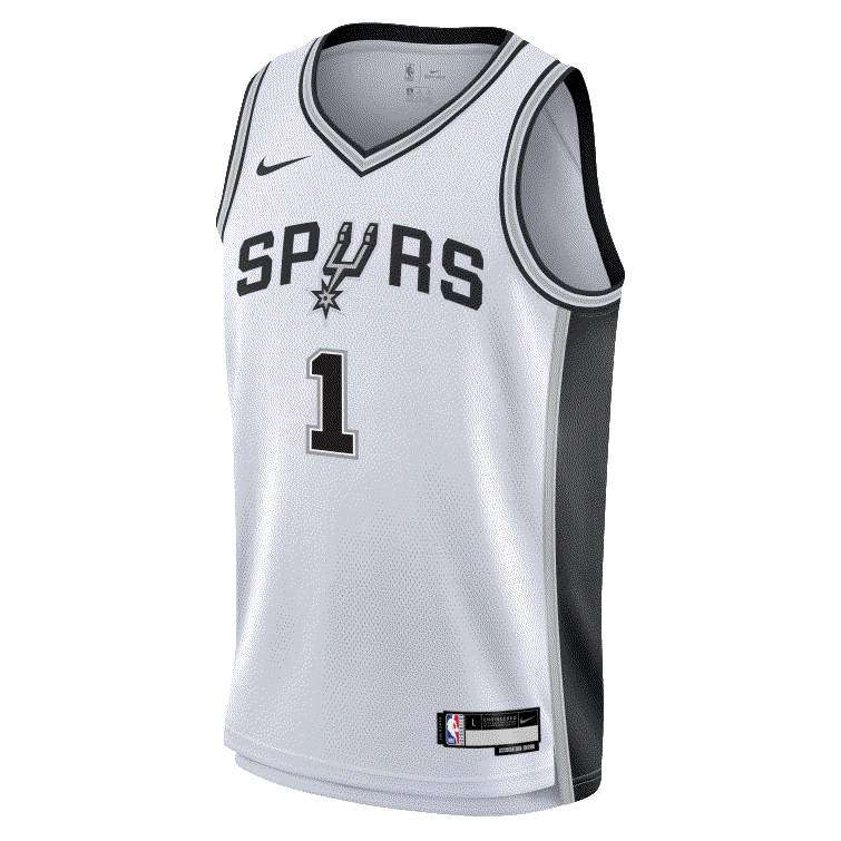 Victor Wembanyama San Antonio Spurs 2025 Association Edition Youth NBA ...