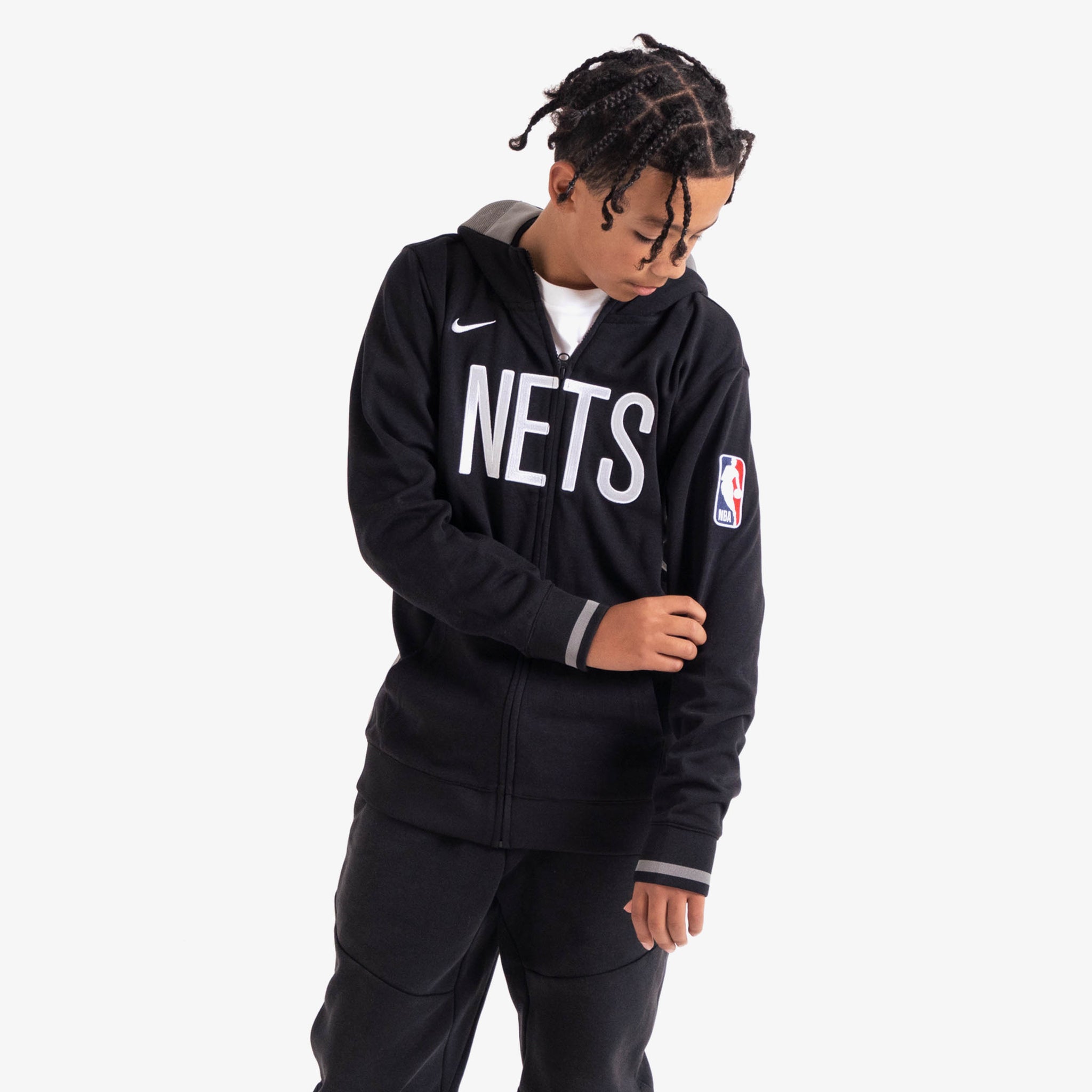 Men's NBA Brooklyn Nets Showtime Therma Flex Hoodie