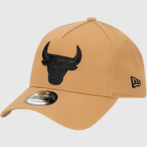 Chicago Bulls 9FORTY Black Wheat A-Frame NBA Snapback Hat