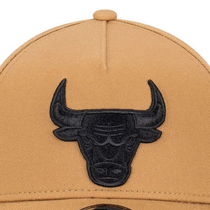 Chicago Bulls 9FORTY Black Wheat A-Frame NBA Snapback Hat