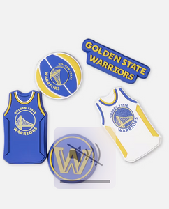 Golden State Warriors NBA 5-Pack Jibbitz Charms