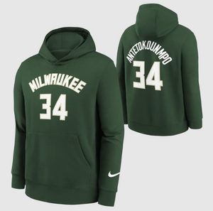 Giannis Antetokounmpo Milwaukee Bucks Icon Edition Youth NBA Hoodie