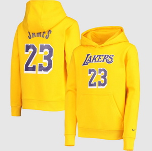 LeBron James Los Angeles Lakers Icon Edition Youth NBA Hoodie