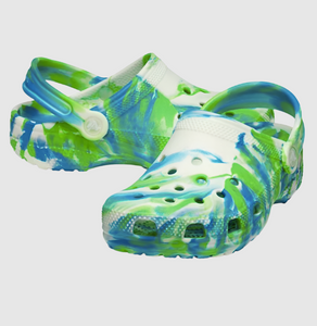 Marble Mint Purple Classic Junior Crocs