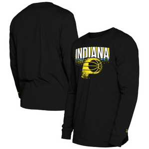 Indiana Pacers 2025 City Edition NBA New Era Long-Sleeve T-Shirt