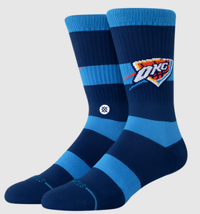 Oklahoma City Thunder Team Logo Stance NBA Socks