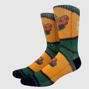 Seattle Supersonics Hardwood Classic Mini Ball NBA Stance Socks