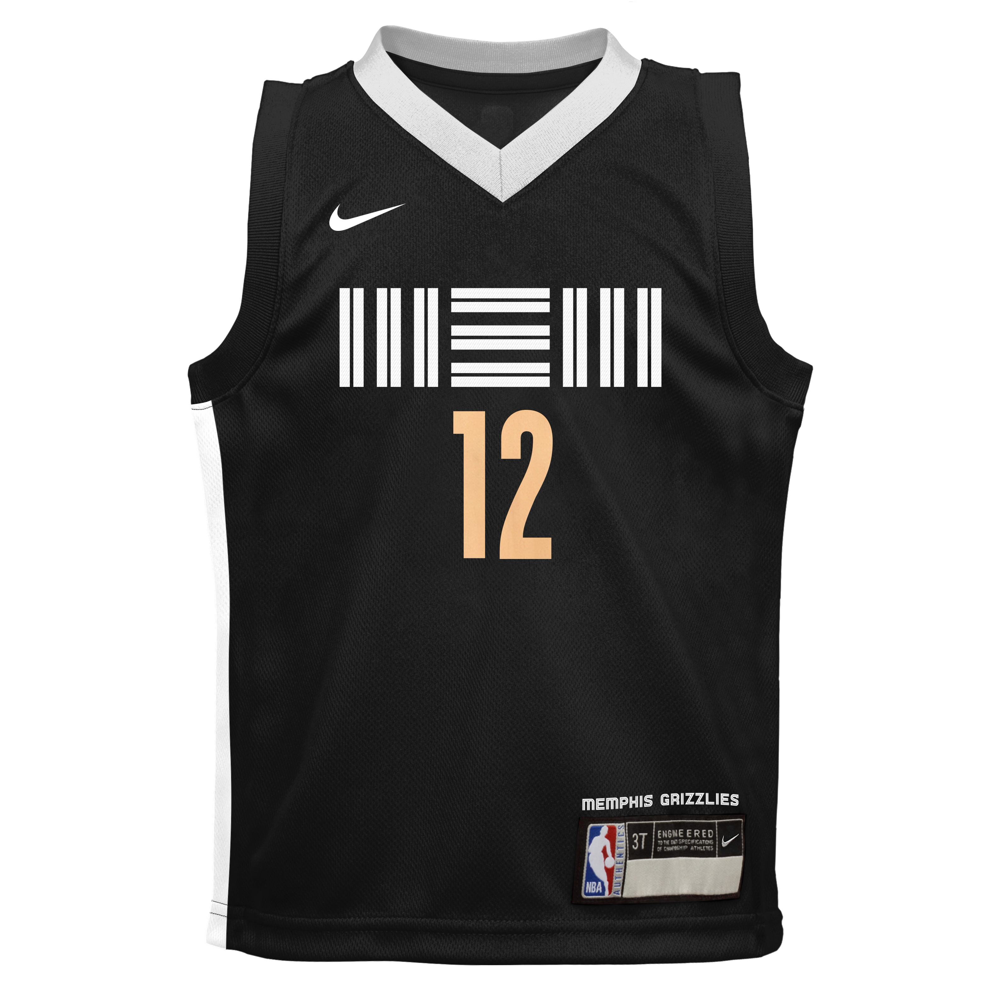 Grizzlies black hot sale jersey