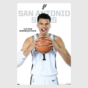 Victor Wembanyama San Antonio Spurs NBA Wall Poster