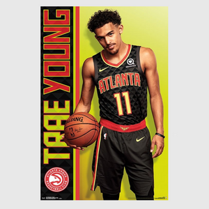 Trae Young Atlanta Hawks NBA Wall Poster