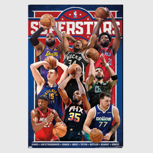 NBA League 2024 Superstars Wall Poster