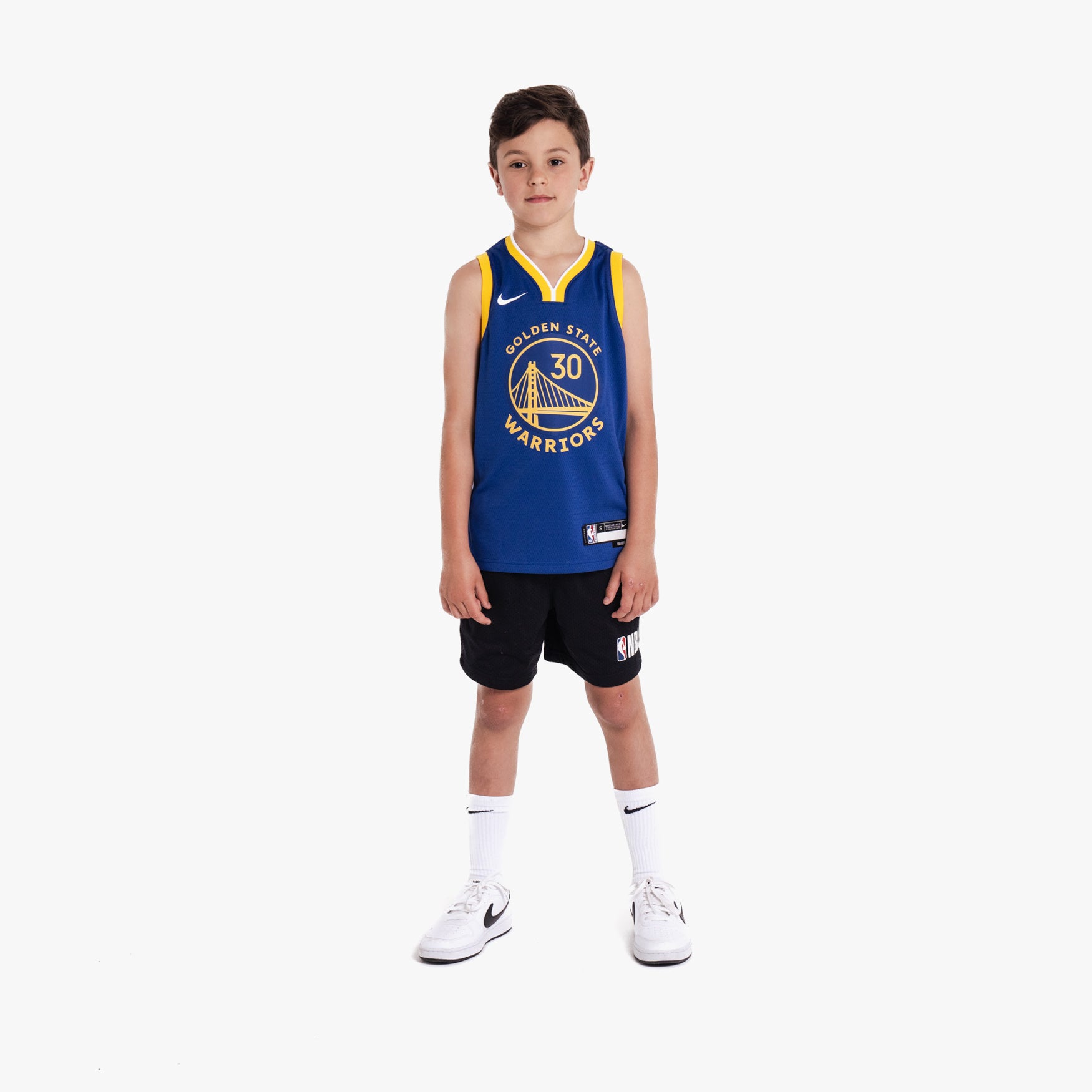 Stephen Curry Maillot Kids Icon Edition Golden State Warriors 2022