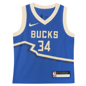 Giannis Antetokounmpo Milwaukee Bucks 2025 City Edition Toddler NBA Jersey