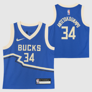 Giannis Antetokounmpo Milwaukee Bucks 2025 City Edition Toddler NBA Jersey