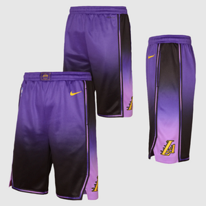 Los Angeles Lakers 2025 City Edition Swingman Youth NBA Shorts