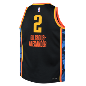 Shai Gilgeous-Alexander Oklahoma City Thunder 2025 City Edition Youth NBA Swingman Jersey