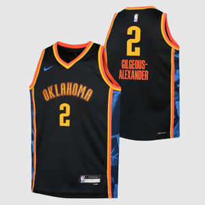 Shai Gilgeous-Alexander Oklahoma City Thunder 2025 City Edition Youth NBA Swingman Jersey