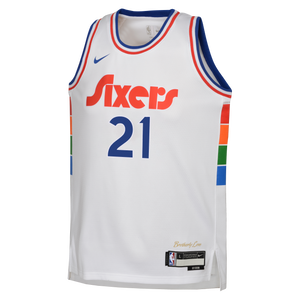 Joel Embiid Philadelphia 76ers 2025 City Edition Youth NBA Swingman Jersey