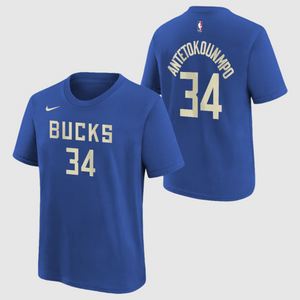 Giannis Antetokounmpo Milwaukee Bucks 2025 City Edition NBA Youth T-Shirt