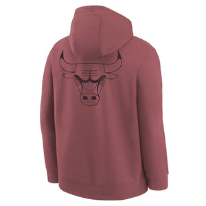 Chicago Bulls 2025 Jordan Statement Courtside Youth NBA Fleece Hoodie